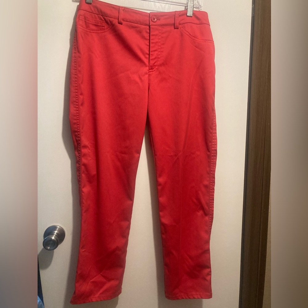 Peace of Cloth Red Ankle Pants